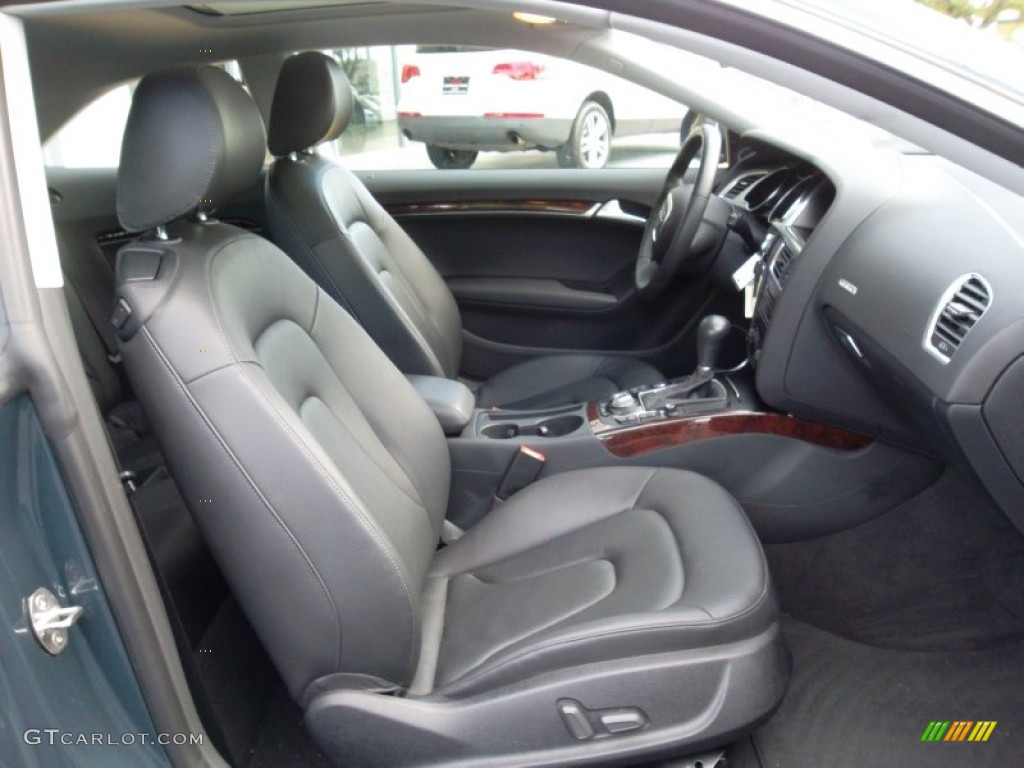 Black Interior 2009 Audi A5 3.2 quattro Coupe Photo #55031325
