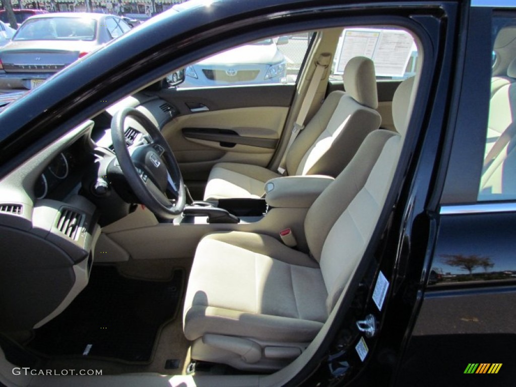 2009 Accord LX Sedan - Crystal Black Pearl / Gray photo #10