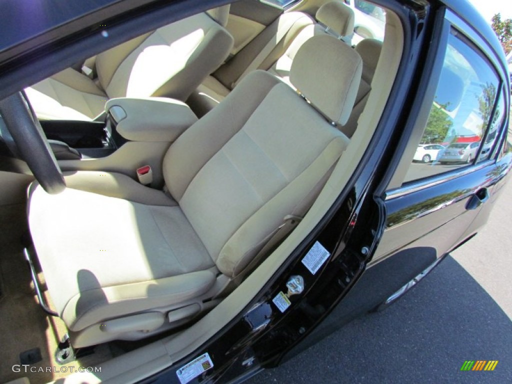 2009 Accord LX Sedan - Crystal Black Pearl / Gray photo #11