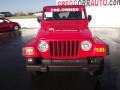 2006 Flame Red Jeep Wrangler X 4x4  photo #2