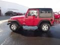 2006 Flame Red Jeep Wrangler X 4x4  photo #4