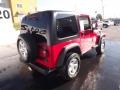 2006 Flame Red Jeep Wrangler X 4x4  photo #7