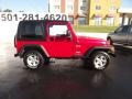 2006 Flame Red Jeep Wrangler X 4x4  photo #8