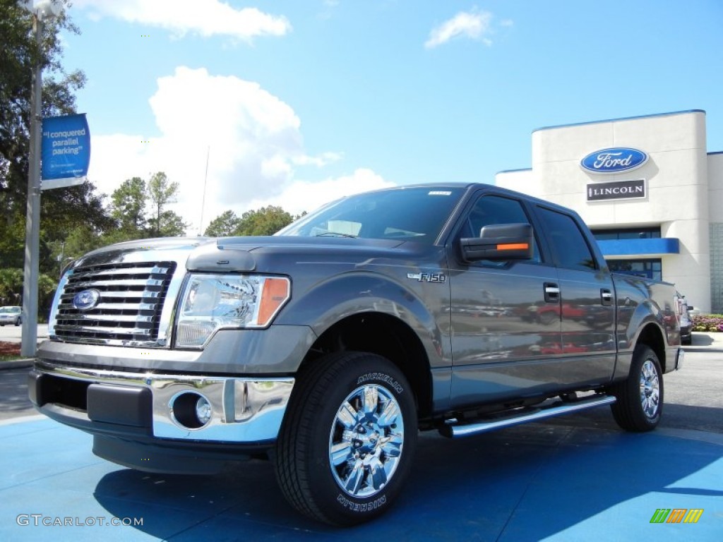 2011 F150 XLT SuperCrew - Sterling Grey Metallic / Steel Gray photo #1