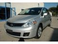 2010 Brilliant Silver Metallic Nissan Versa 1.8 S Hatchback  photo #1