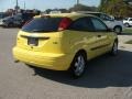 2001 Egg Yolk Yellow Ford Focus ZX3 Coupe  photo #6