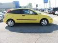 2001 Egg Yolk Yellow Ford Focus ZX3 Coupe  photo #13