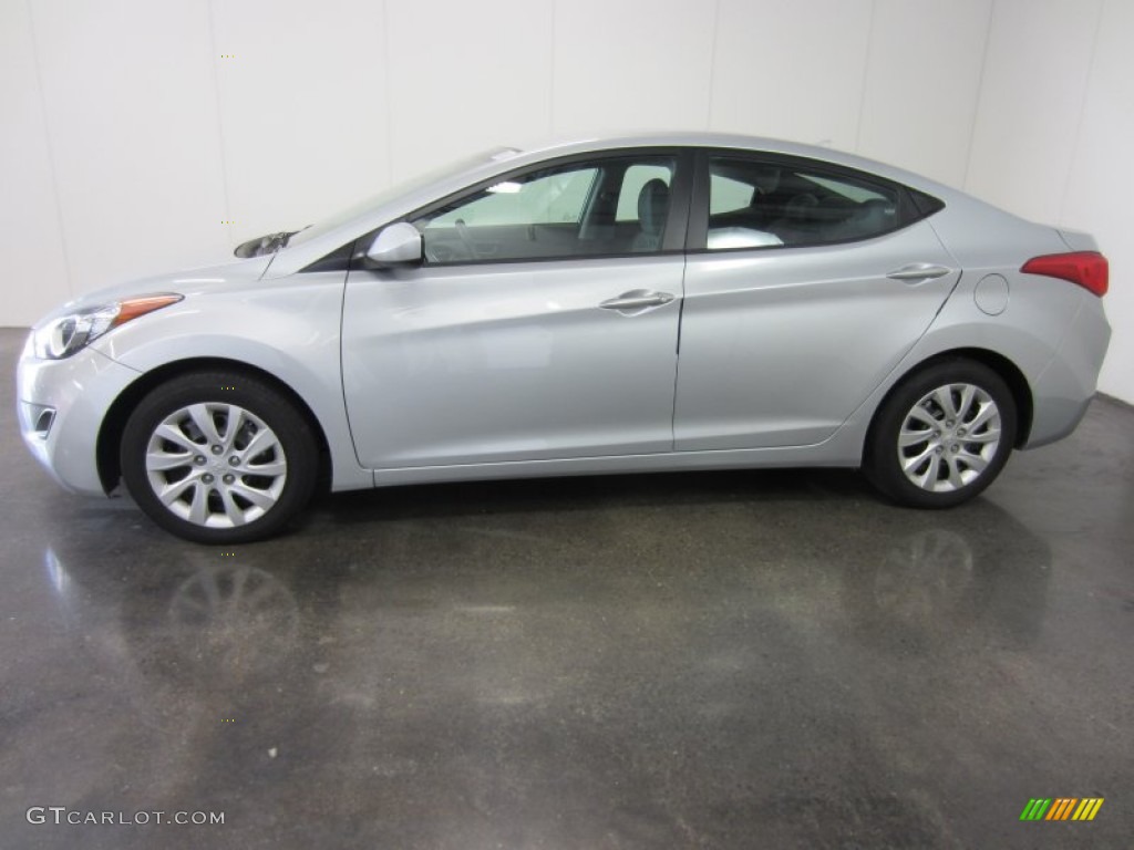Radiant Silver 2011 Hyundai Elantra GLS Exterior Photo #55036641