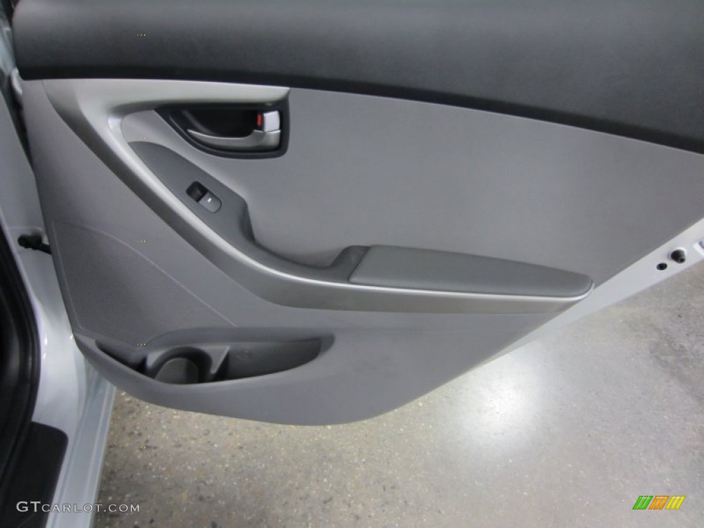 2011 Hyundai Elantra GLS Gray Door Panel Photo #55036776
