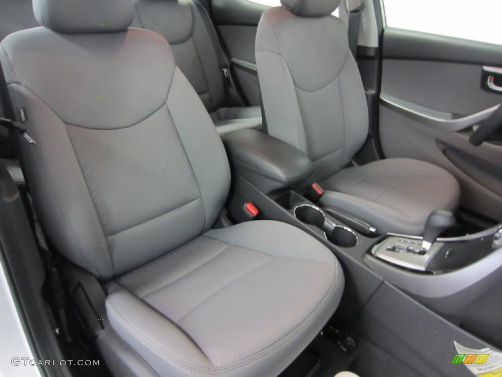 Gray Interior 2011 Hyundai Elantra GLS Photo #55036785