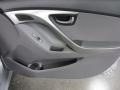 Gray 2011 Hyundai Elantra GLS Door Panel