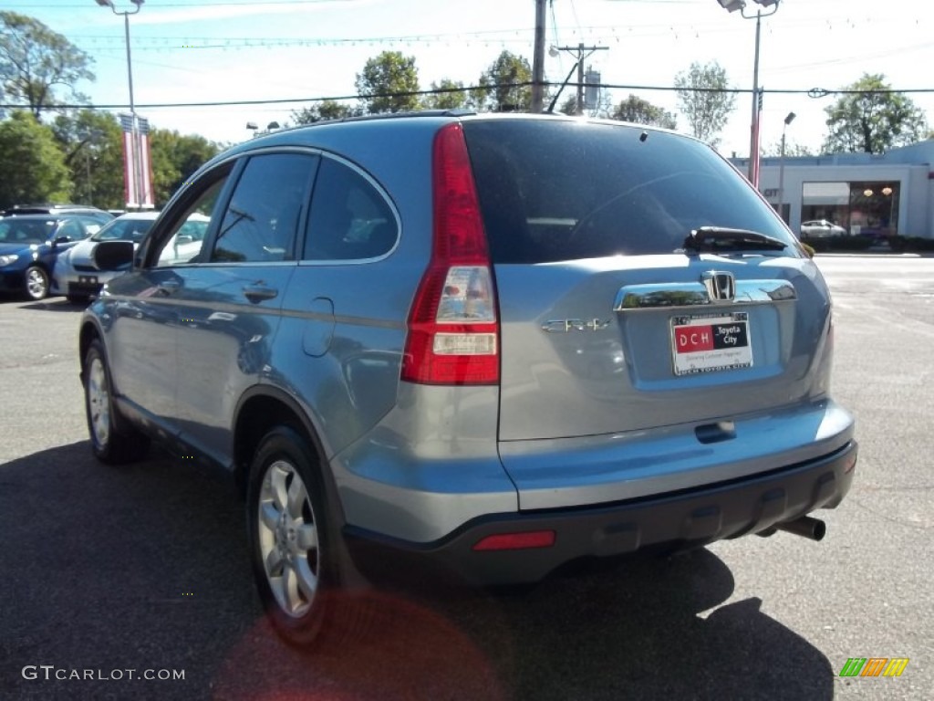 2009 CR-V EX-L 4WD - Glacier Blue Metallic / Gray photo #5