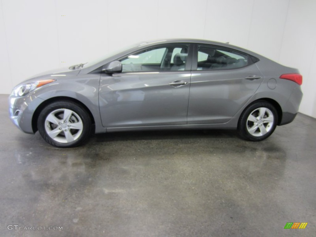 Titanium Gray Metallic 2011 Hyundai Elantra GLS Exterior Photo #55038444
