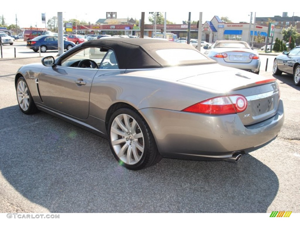 2008 XK XK8 Convertible - Vapour Gray Metallic / Charcoal photo #4