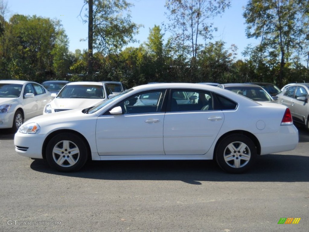 2010 Impala LS - Summit White / Gray photo #12