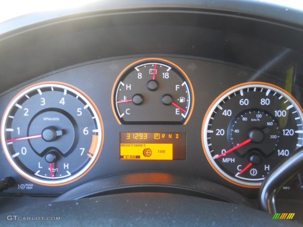 2009 Nissan Titan SE King Cab Gauges Photo #55039998