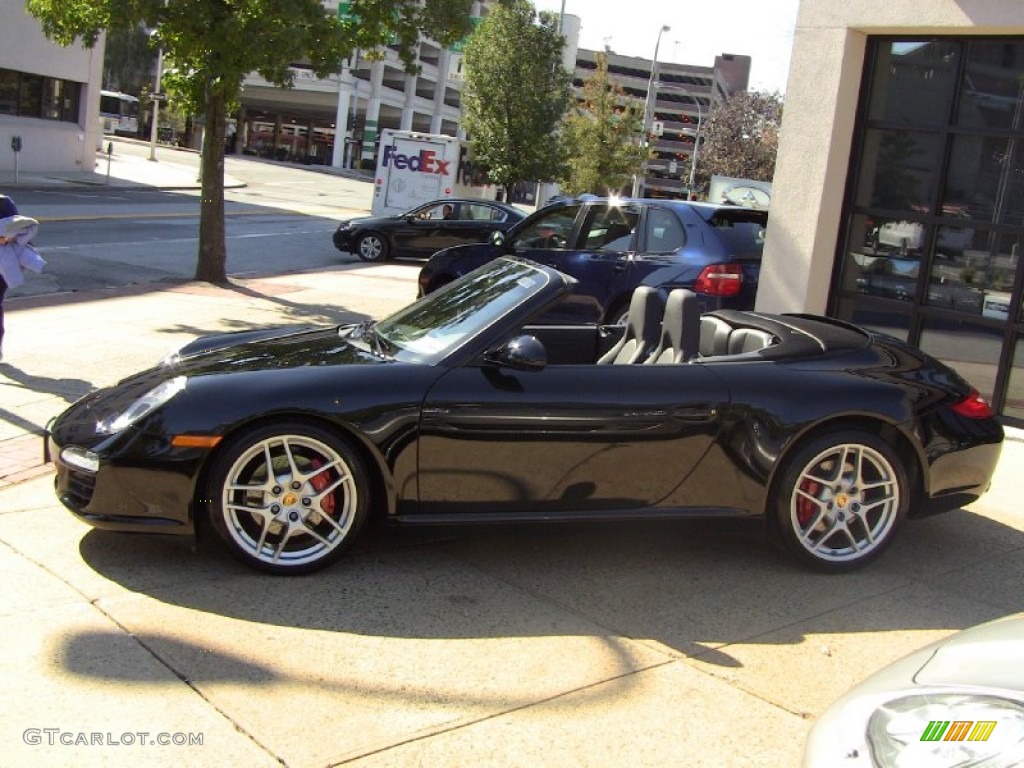 Black 2009 Porsche 911 Carrera S Cabriolet Exterior Photo #55040592