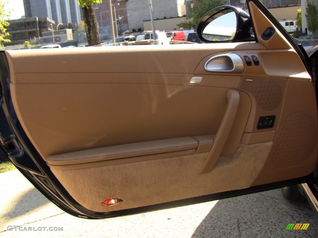 2009 Porsche 911 Carrera Coupe Sand Beige Door Panel Photo #55040895