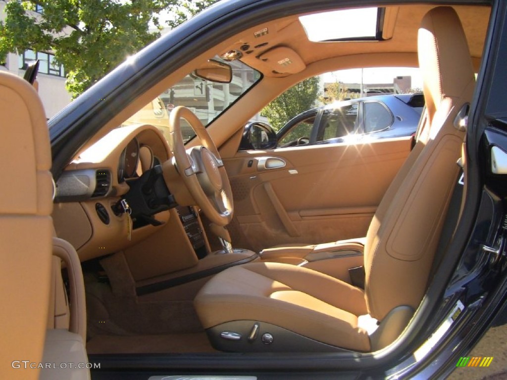 Sand Beige Interior 2009 Porsche 911 Carrera Coupe Photo #55040904