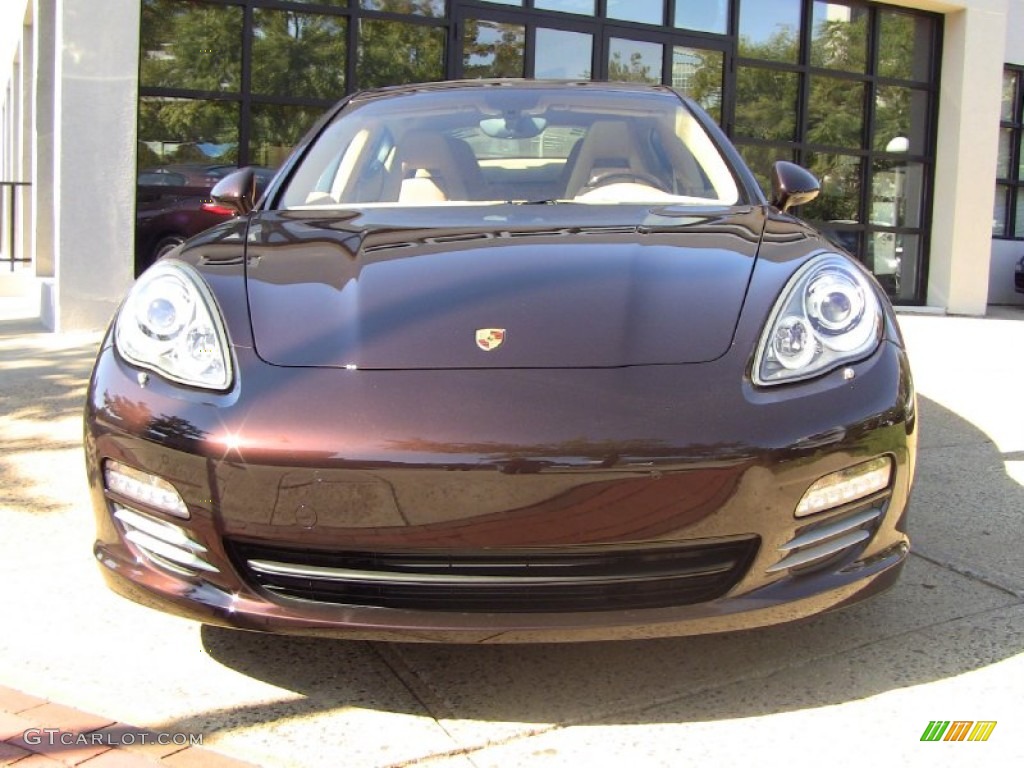 Mahogany Metallic 2012 Porsche Panamera 4 Exterior Photo #55040990