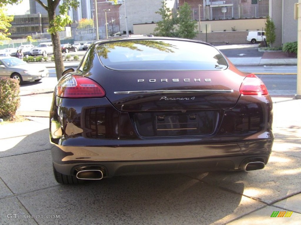 Mahogany Metallic 2012 Porsche Panamera 4 Exterior Photo #55041020