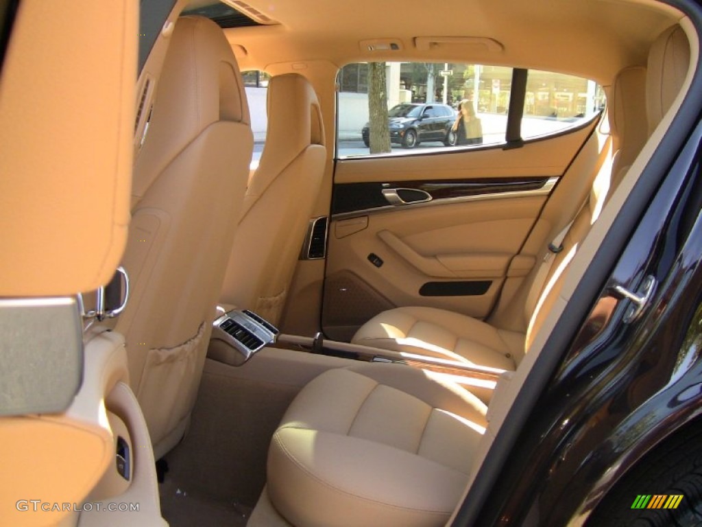 Luxor Beige Interior 2012 Porsche Panamera 4 Photo #55041063