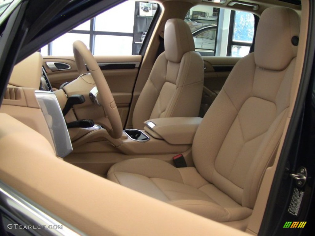 Luxor Beige Interior 2012 Porsche Cayenne S Hybrid Photo #55041189