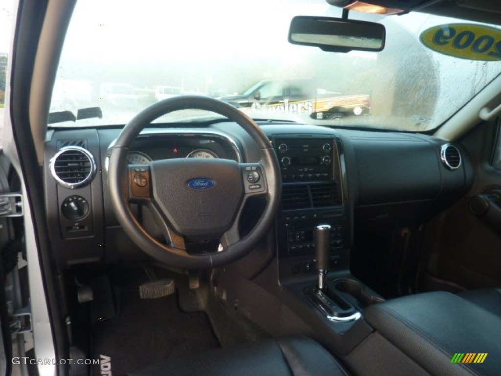 2009 Ford Explorer Sport Trac Adrenaline V8 AWD Charcoal Black Dashboard Photo #55041882