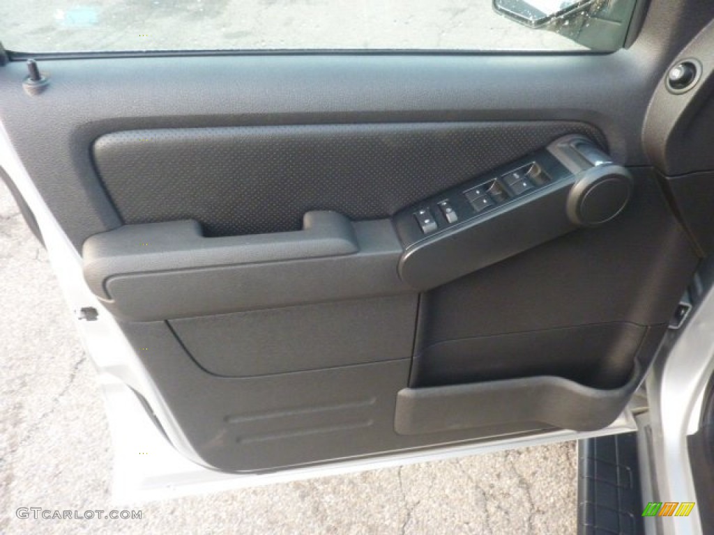 2009 Ford Explorer Sport Trac Adrenaline V8 AWD Charcoal Black Door Panel Photo #55041897