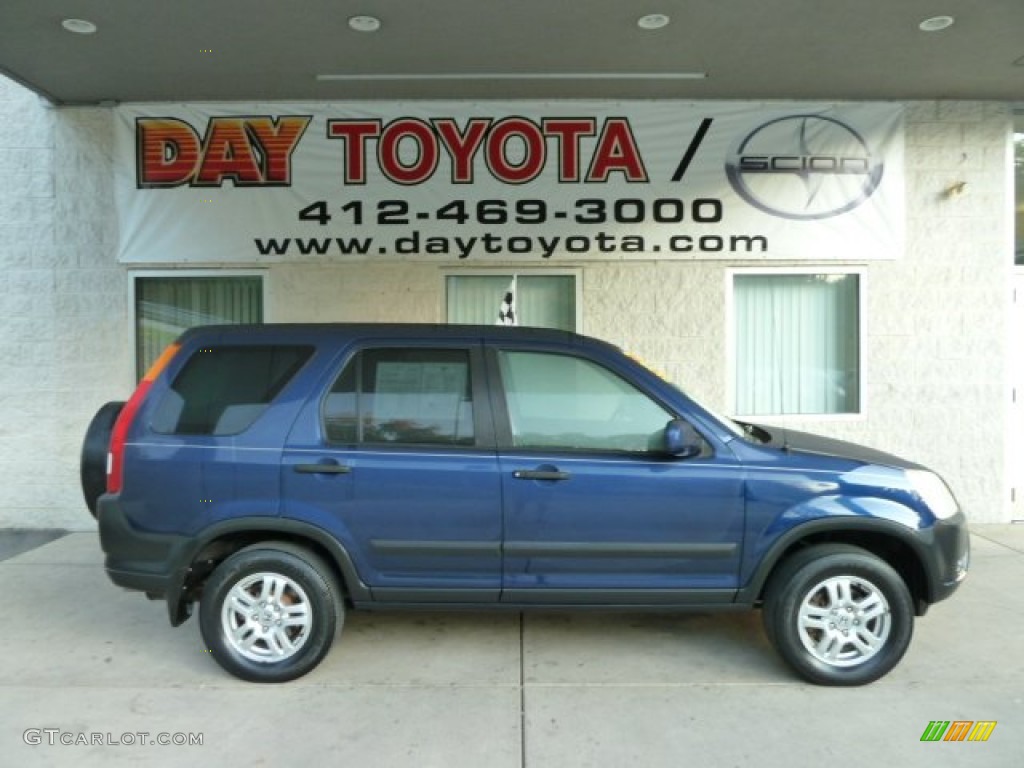 2003 CR-V EX 4WD - Eternal Blue Pearl / Black photo #1