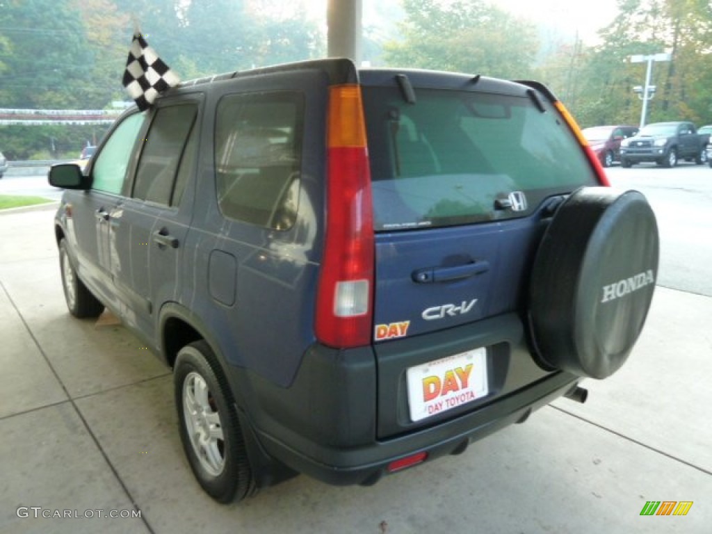 2003 CR-V EX 4WD - Eternal Blue Pearl / Black photo #4