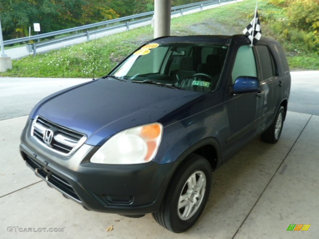 2003 CR-V EX 4WD - Eternal Blue Pearl / Black photo #5