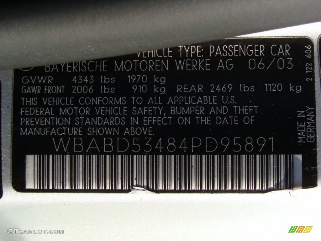 2004 3 Series 330i Coupe - Titanium Silver Metallic / Black photo #16