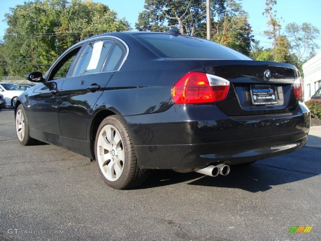 2006 3 Series 330xi Sedan - Jet Black / Black photo #6