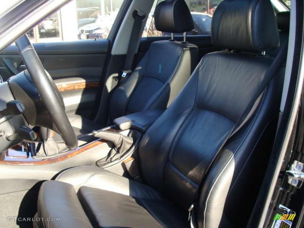 2006 3 Series 330xi Sedan - Jet Black / Black photo #10