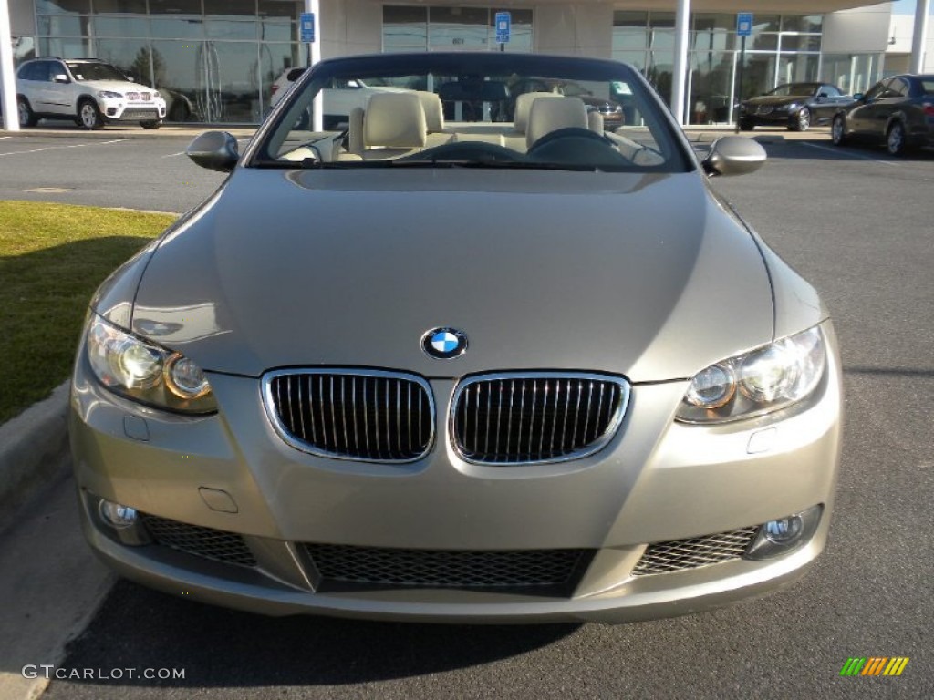 2009 3 Series 335i Convertible - Platinum Bronze Metallic / Cream Beige Dakota Leather photo #2