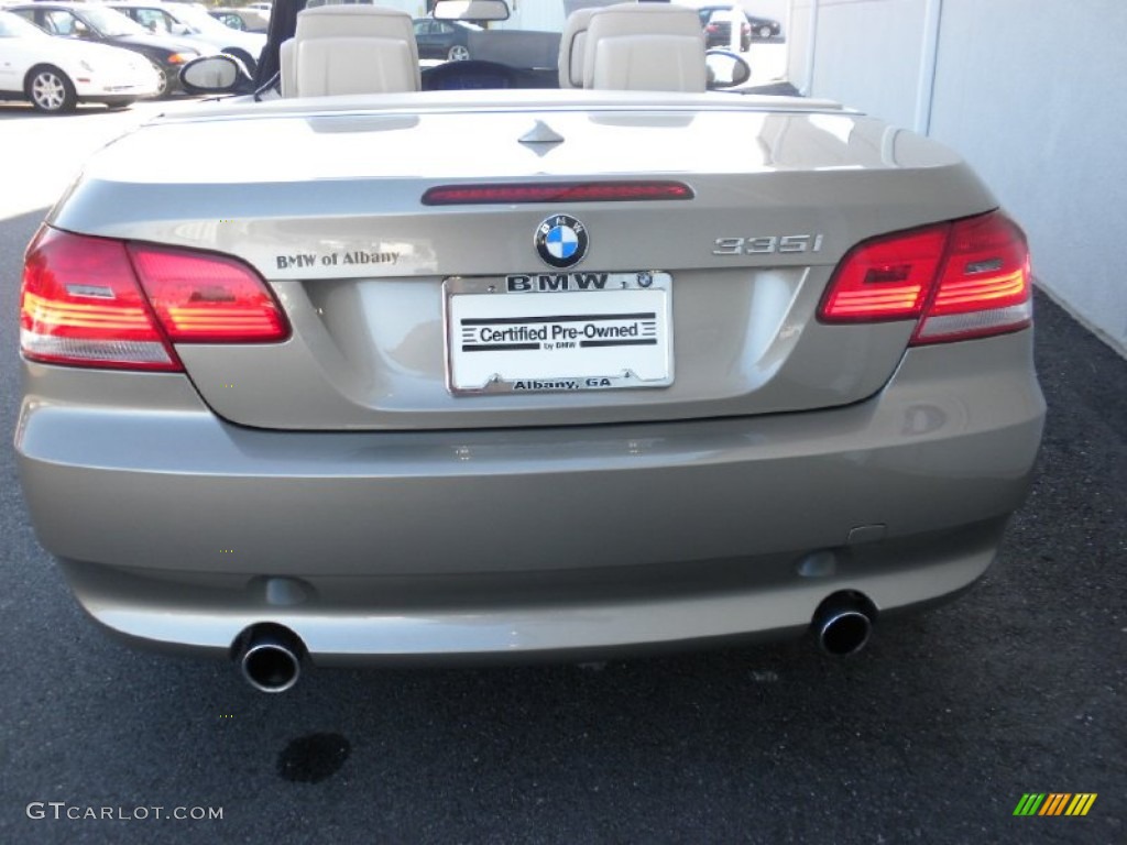 2009 3 Series 335i Convertible - Platinum Bronze Metallic / Cream Beige Dakota Leather photo #17