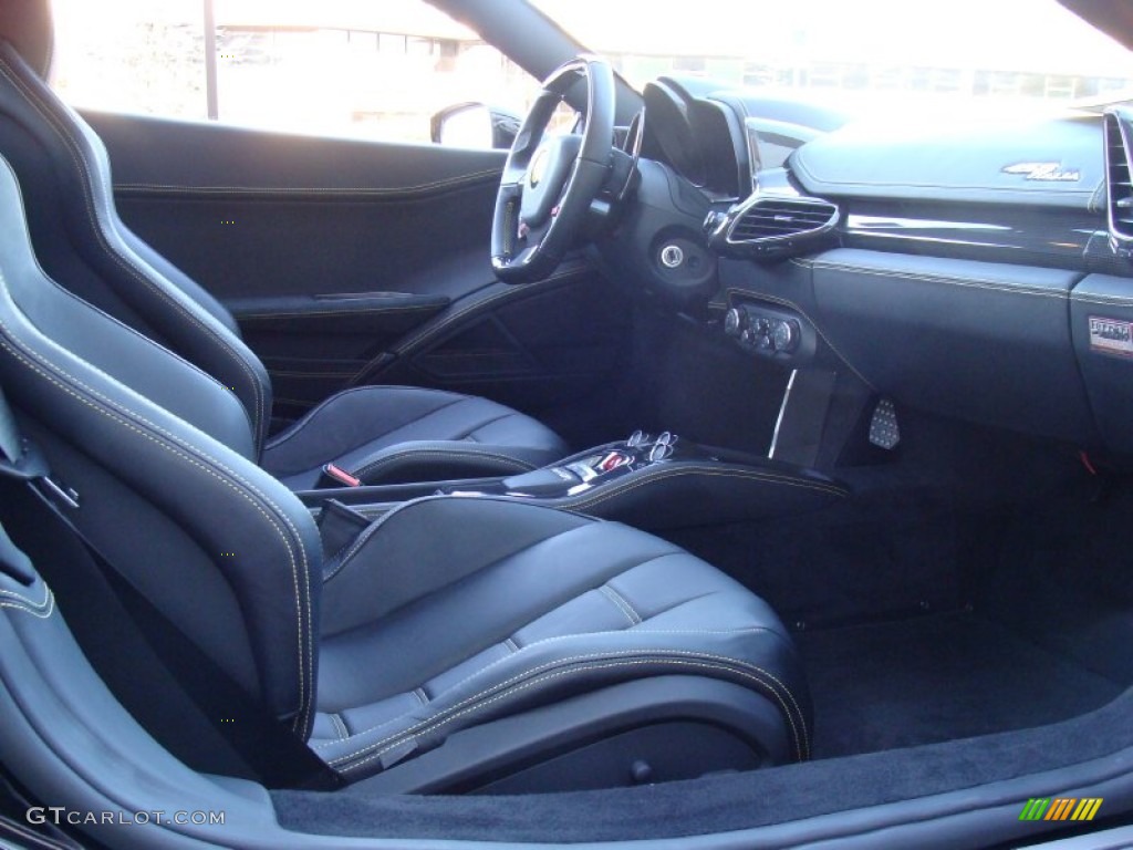 Nero (Black) Interior 2011 Ferrari 458 Italia Photo #55044123