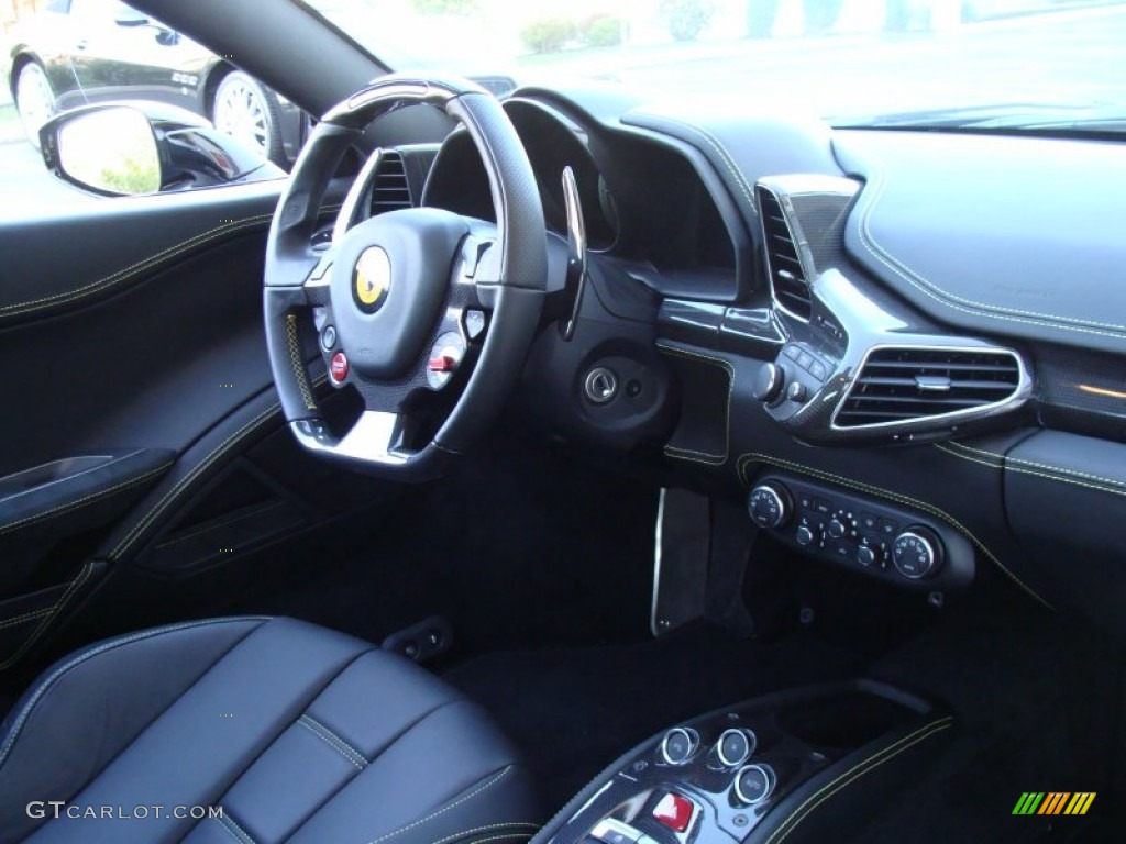 2011 Ferrari 458 Italia Nero (Black) Dashboard Photo #55044129