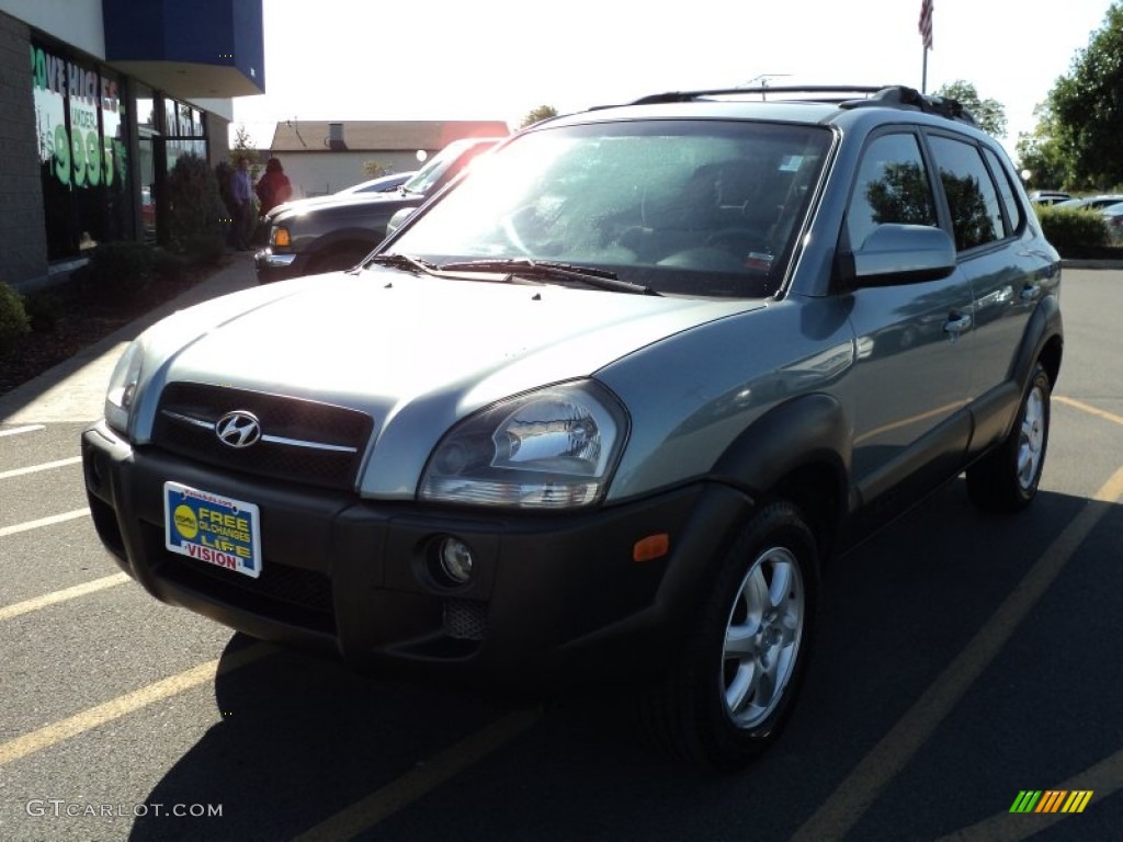 Alpine Frost Light Blue Hyundai Tucson