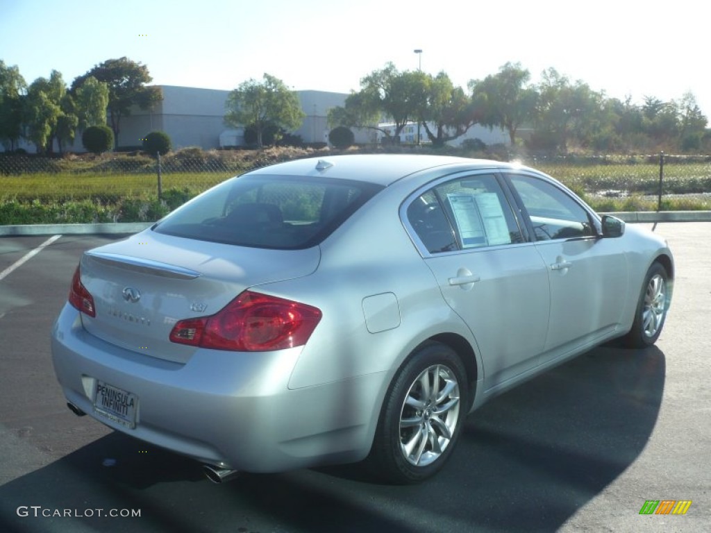 2009 G 37 Journey Sedan - Liquid Platinum / Graphite photo #7