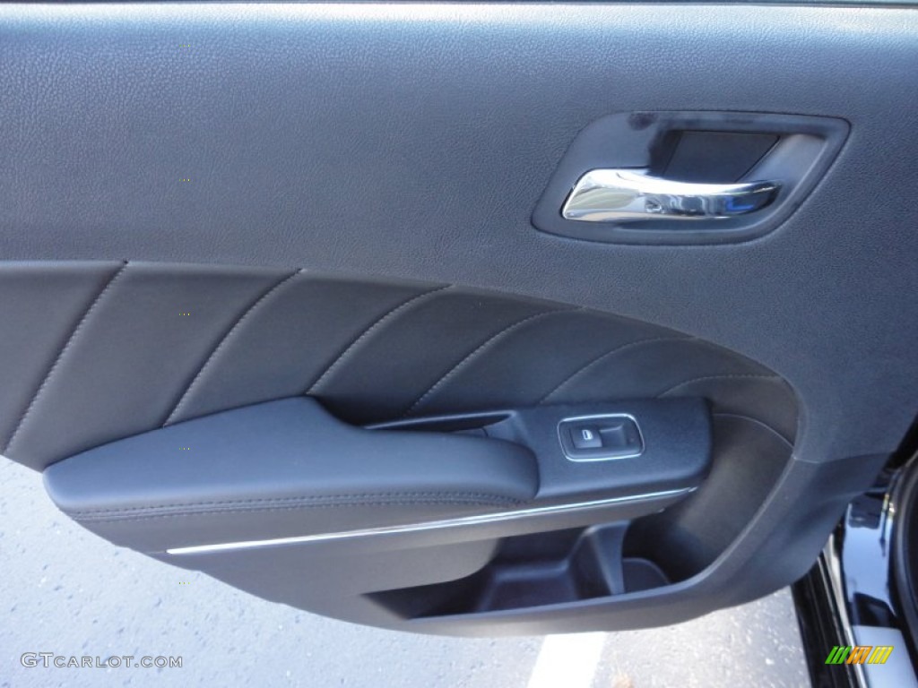 2011 Dodge Charger R/T Mopar '11 Black/Mopar Blue Door Panel Photo #55046964