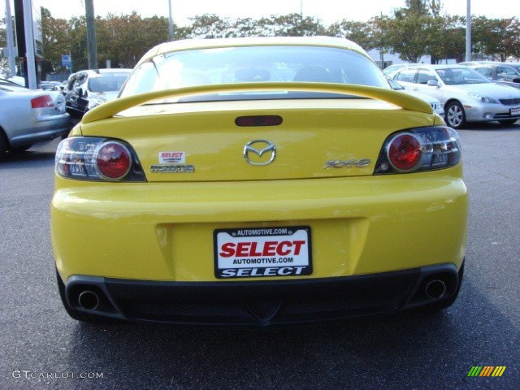 2004 RX-8  - Lightning Yellow / Black photo #5