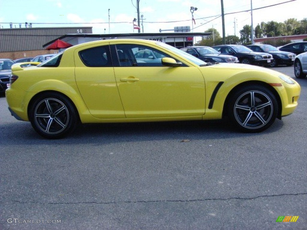 2004 RX-8  - Lightning Yellow / Black photo #7