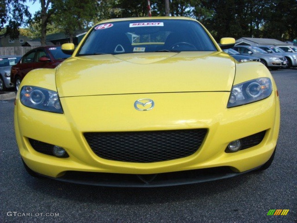2004 RX-8  - Lightning Yellow / Black photo #9