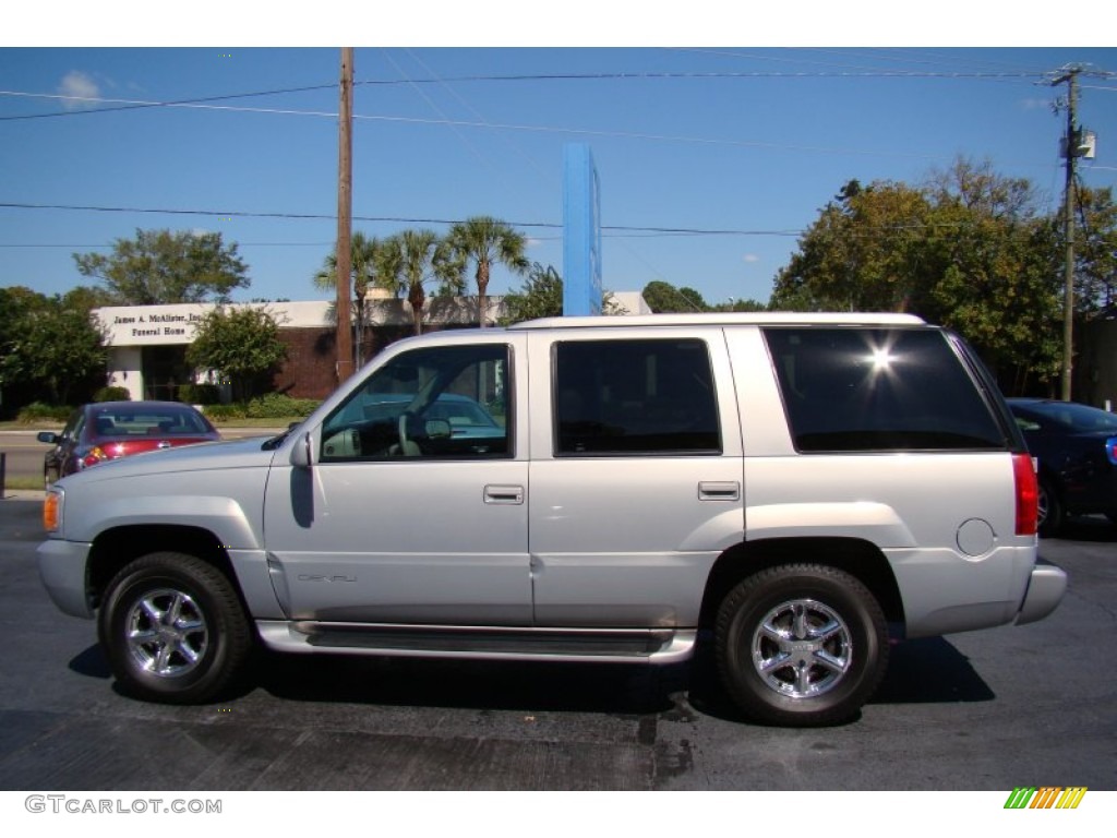 1999 Yukon Denali 4x4 - Silvermist Metallic / Stone Gray photo #5