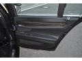 Black Nappa Leather 2010 BMW 7 Series 750i xDrive Sedan Door Panel