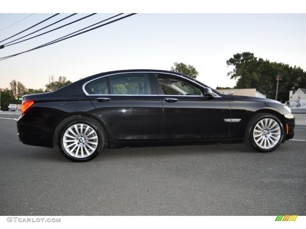 Black Sapphire Metallic 2010 BMW 7 Series 750i xDrive Sedan Exterior Photo #55048813