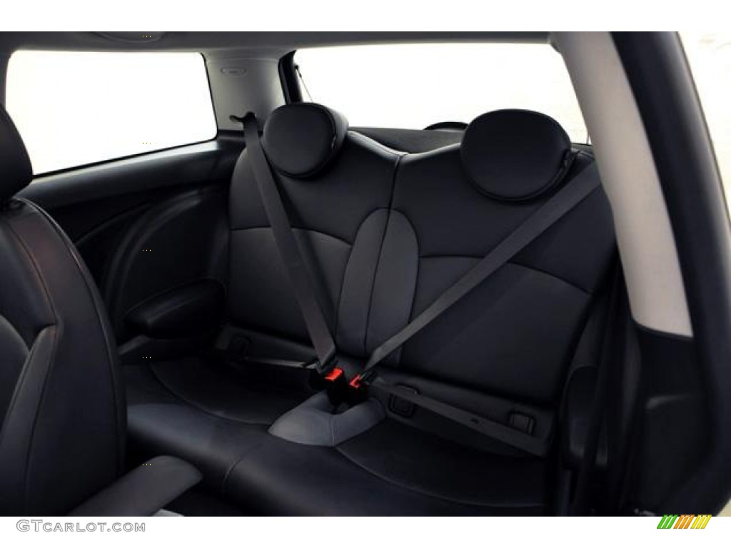 Black Leather Interior 2009 Mini Cooper S Hardtop Photo #55048944