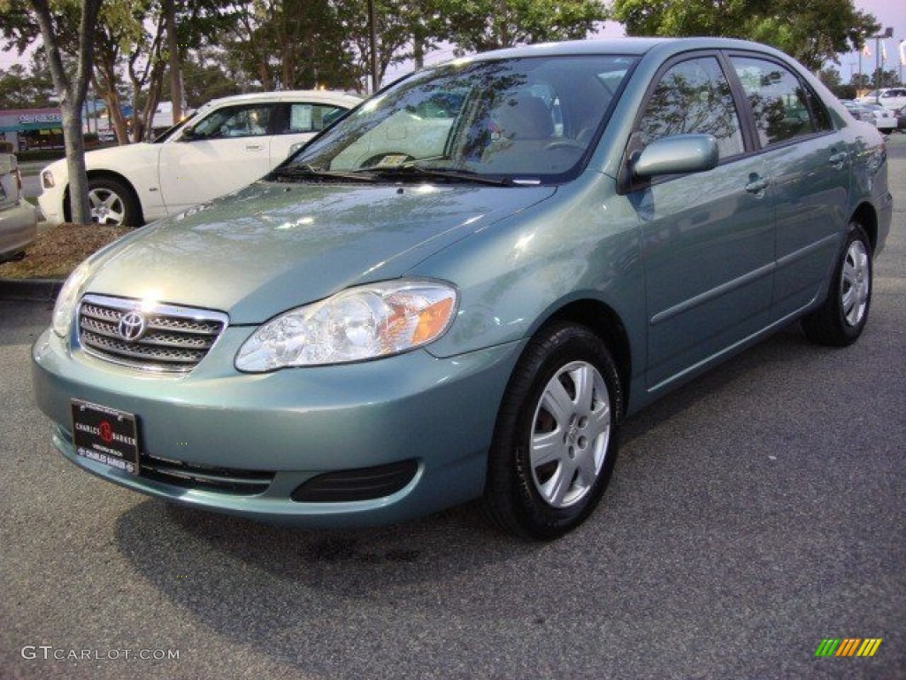 2007 Corolla LE - Cactus Mica / Beige photo #7